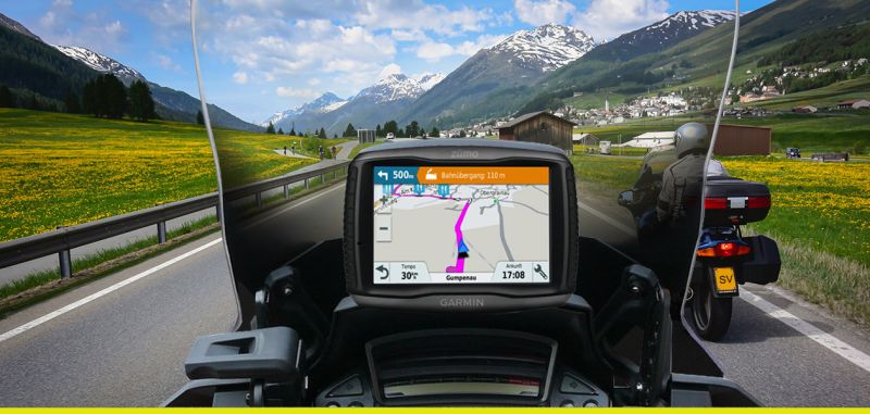 Motorrad Halter für Navigationsgeräte oder Mobilendgeräte